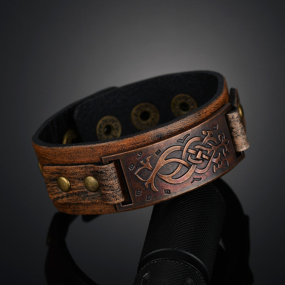 Legierung Rinderleder Beliebte Ornament Mode Kreative Armbänder