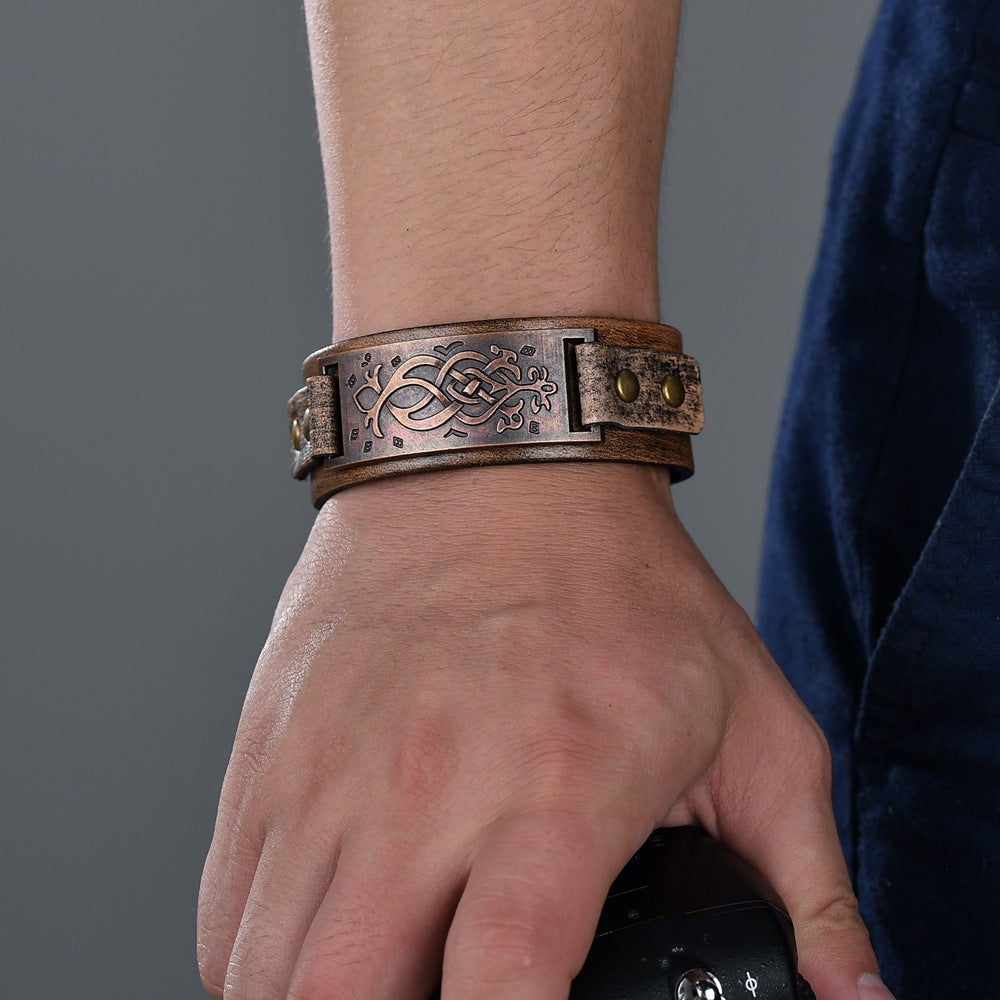 Legierung Rinderleder Beliebte Ornament Mode Kreative Armbänder