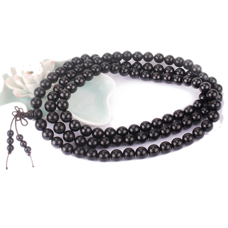 Purple Sandalwood Ebony Beads Original Color Bracelets