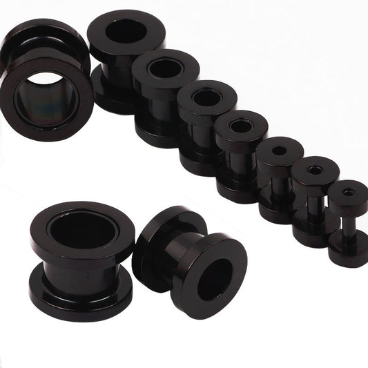 Men's Medical Steel Pulley Ear Amplifier Extender Tube Grandeur Stud Earrings