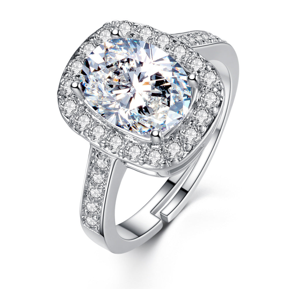 Women's Crown Zircon Electroplated Light Luxury High-grade Fashion Style Jewelry Set