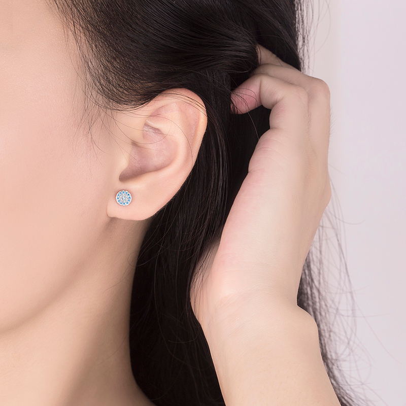 Semaine tempérament féminin boucles d'oreilles simples créatives uniques