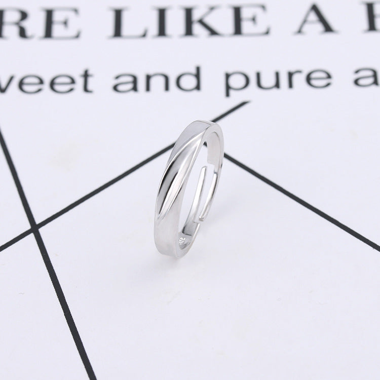 Love Couple Version Female In This Life Closed Mouth Simple Rings