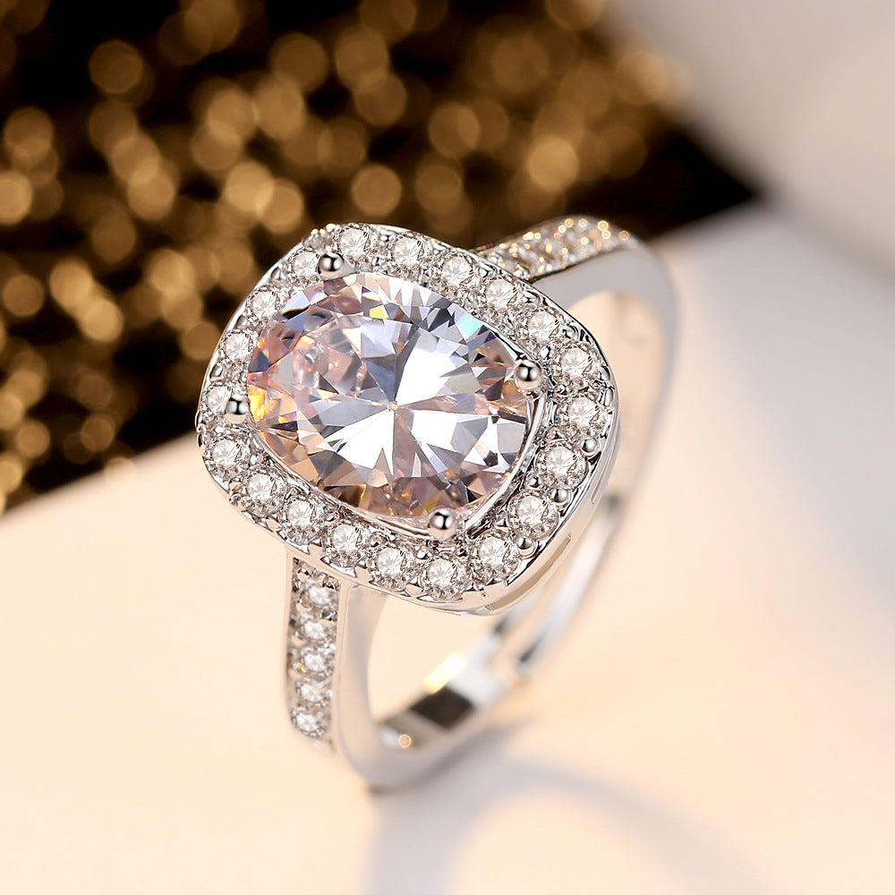 Women's Crown Zircon Electroplated Light Luxury High-grade Fashion Style Jewelry Set