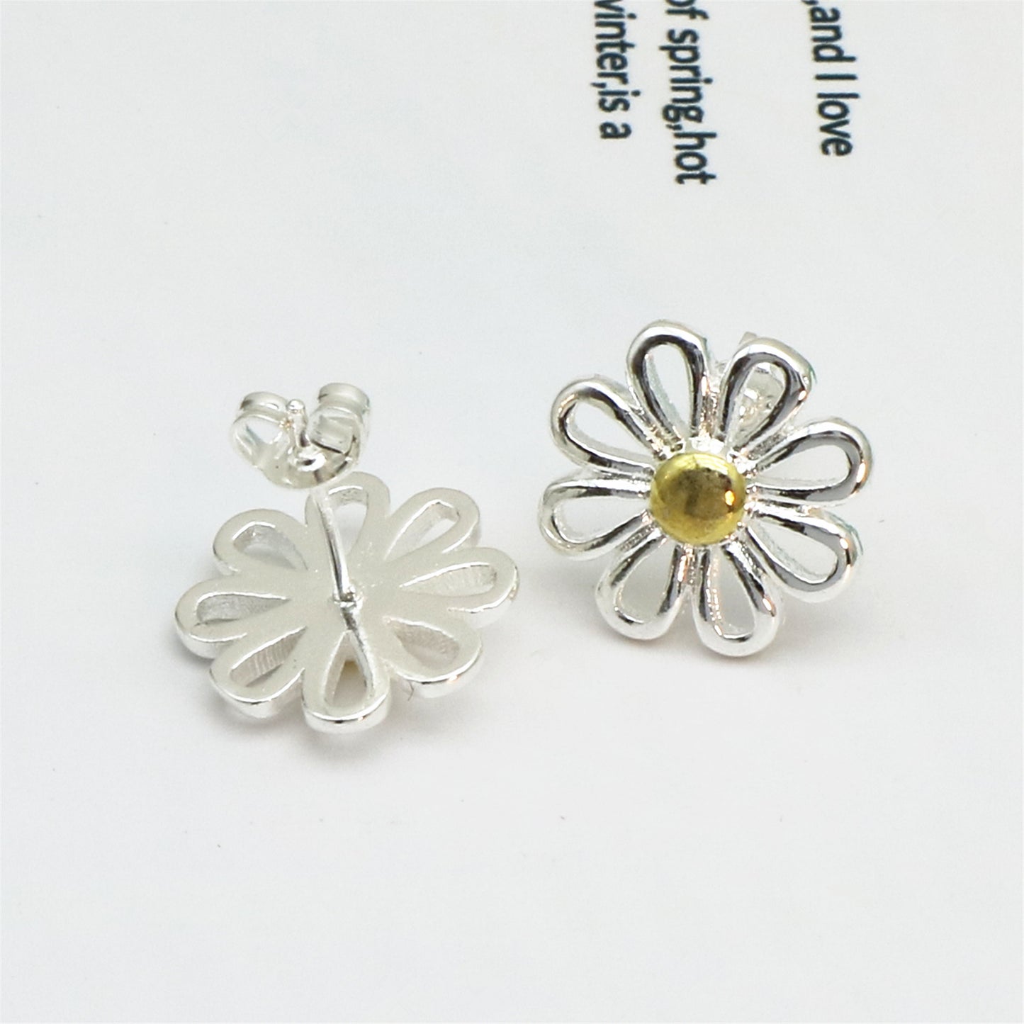 Little Daisy Chrysanthemum Eardrops Female Accessories Earrings