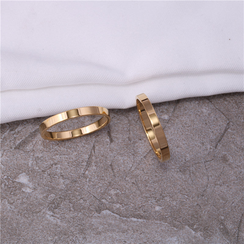 Local Creative Simple Street Shooting Gold Bracelets