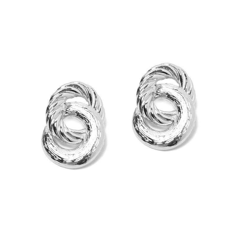 Women's Personalized Alloy Circle Winding Trendy Fashion Earrings