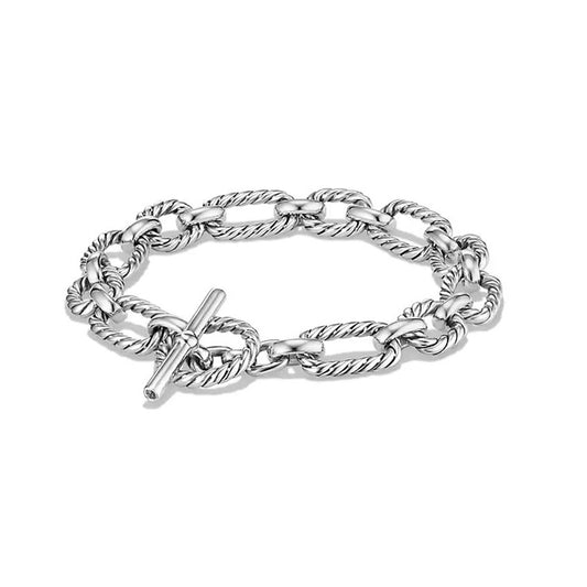 Handschmuck Einfache geometrische Twist-Armbänder aus Metall