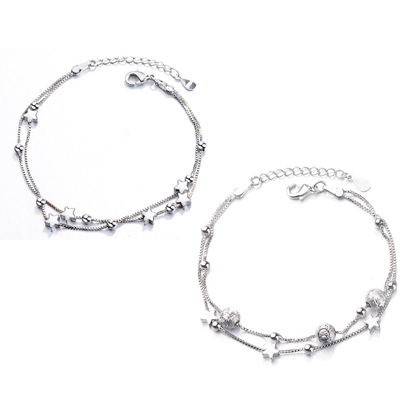 Round Five-pointed Star Female Korean Style Bracelets