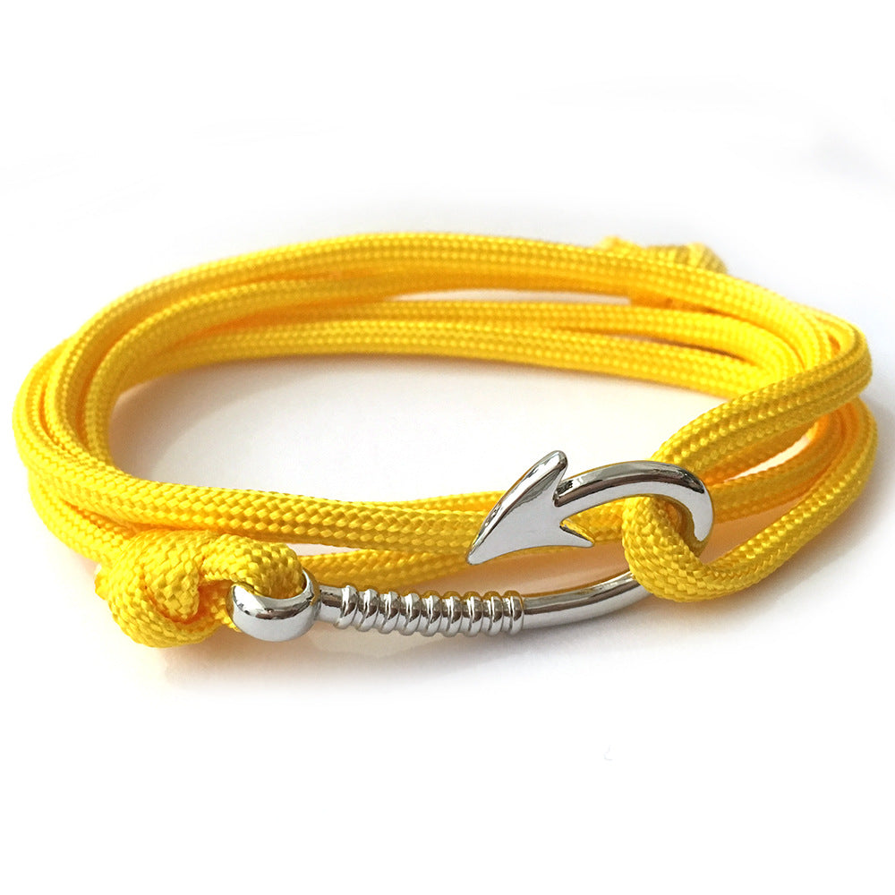 Anchor Style Core Nylon Parachute Cord Handmade Bracelets