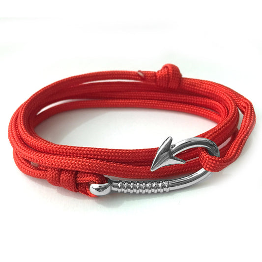 Anchor Style Core Nylon Parachute Cord Handmade Bracelets