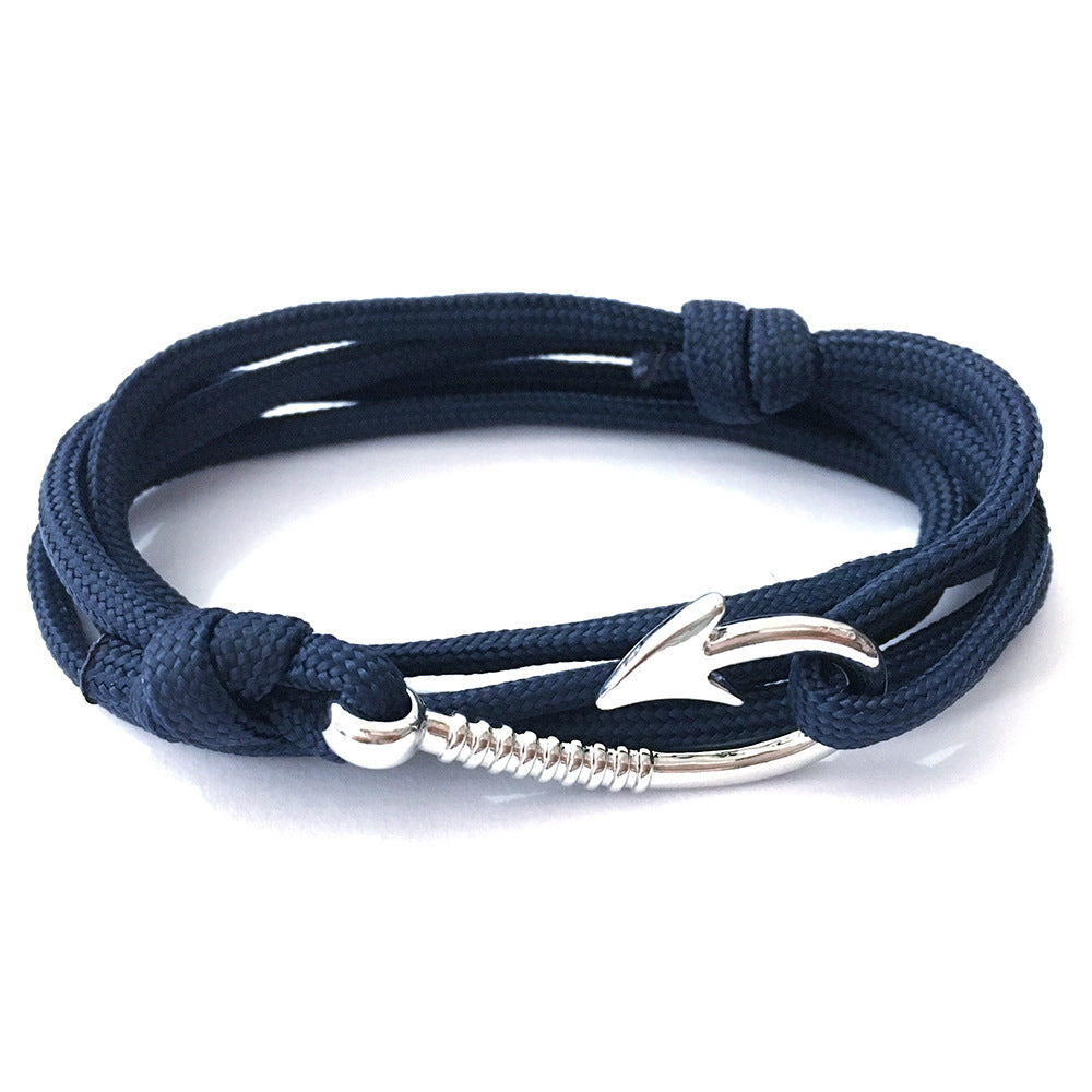 Anchor Style Core Nylon Parachute Cord Handmade Bracelets