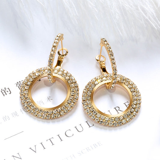 Women's Fashion Creative Long For Refined Geometric Earrings