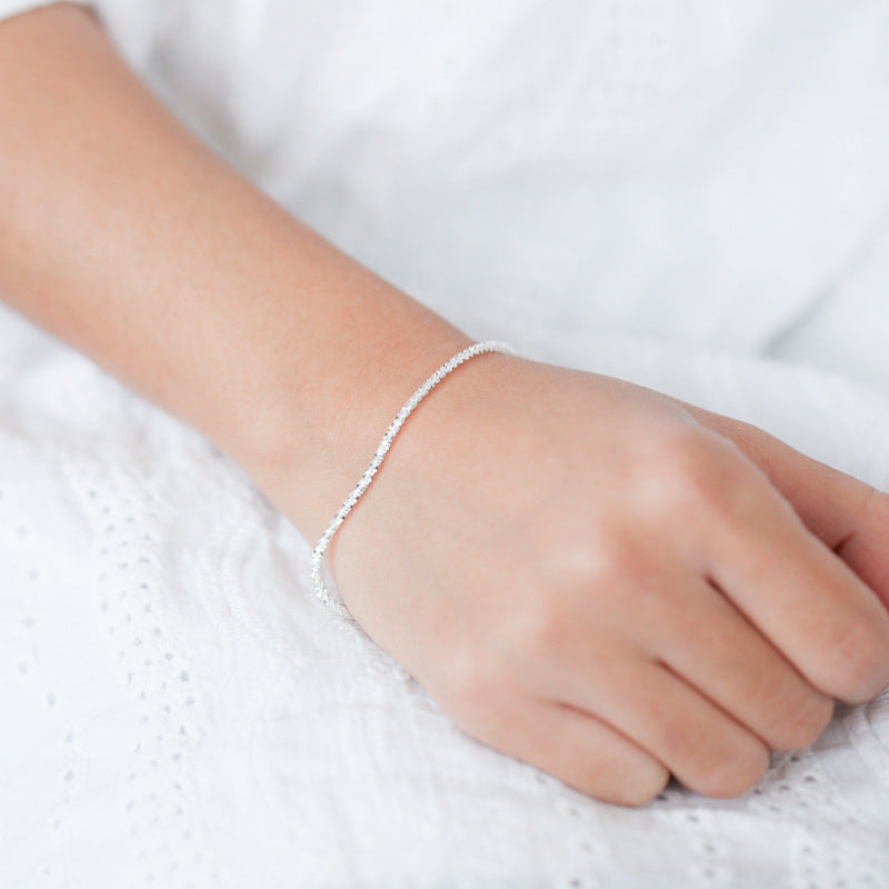 Bracelets Mori simples coréens pour femmes étoilées Sier