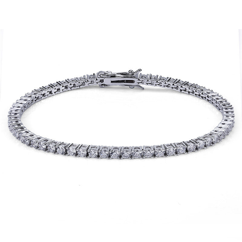 Men's Tennis Chain Fashionable Micro Inlaid Zircon Bracelets