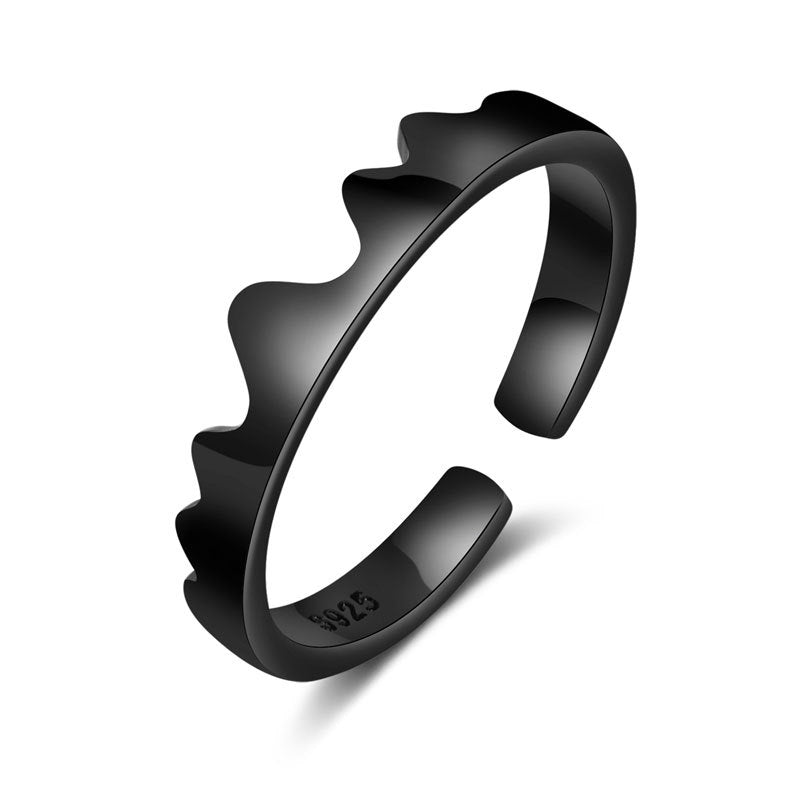 Women's & Men's & Couple And Open Wave Curve Rings