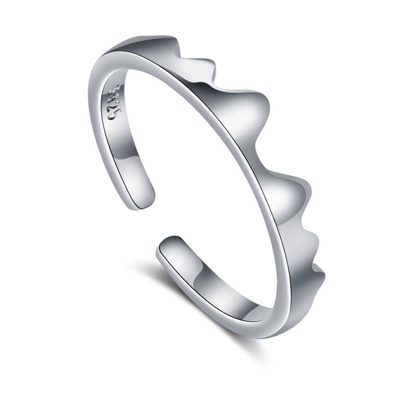 Women's & Men's & Couple And Open Wave Curve Rings