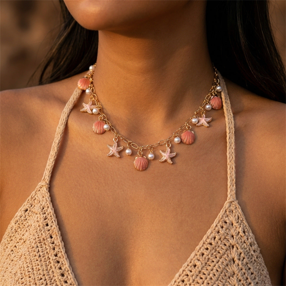Conch Drop Oil Female Personal Leisure Necklace