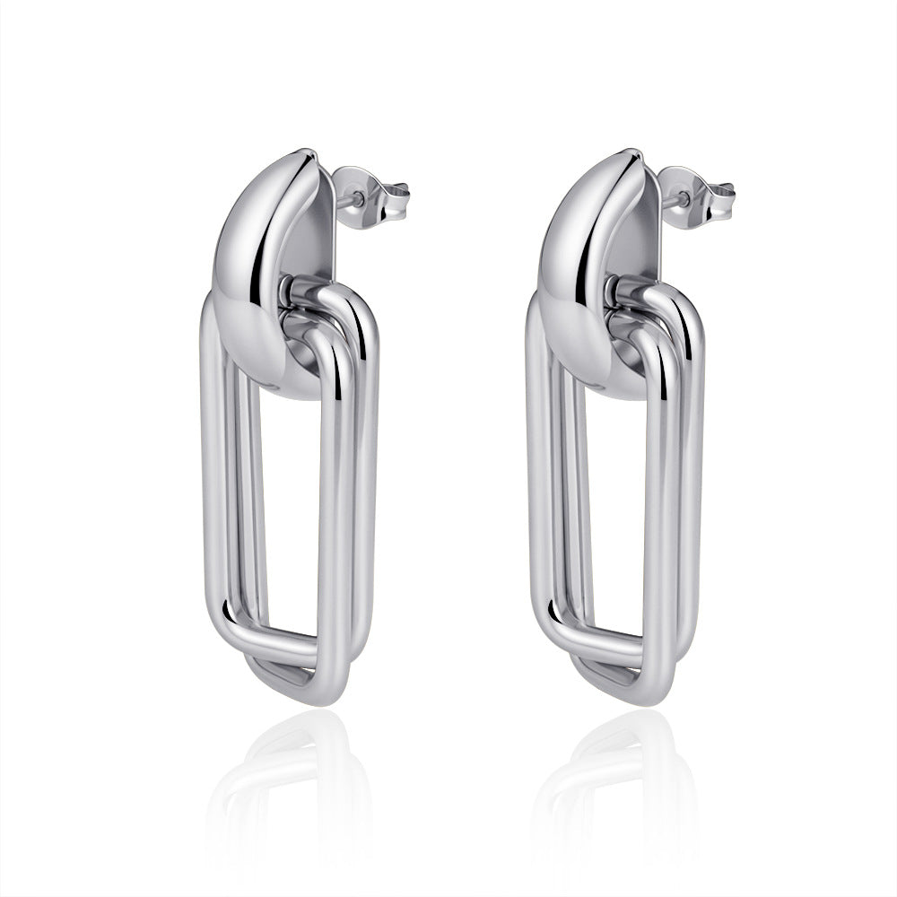Women's Fashion Trendy Light Luxury Stainless Steel Rings