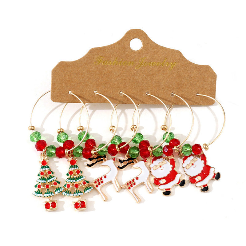 Personalized Simple Christmas Holiday Fashion Creative Earrings