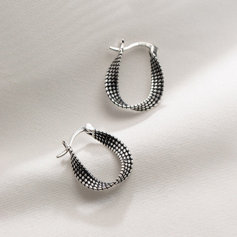 Retro Twist Clip Niche High-grade Temperament Personality Plated Rings