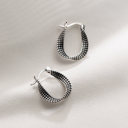 Retro Twist Clip Niche High-grade Temperament Personality Plated Rings