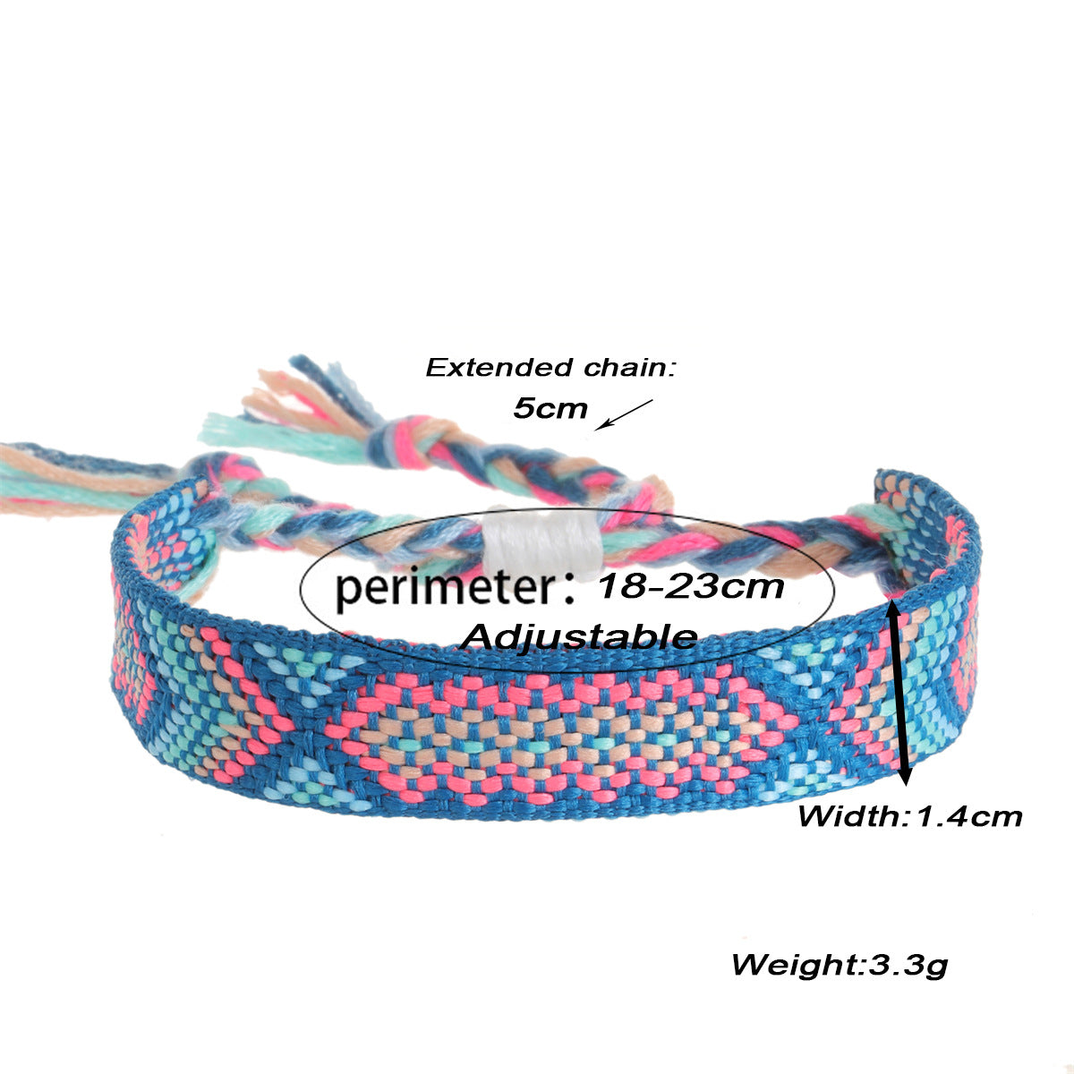 Style Woven Female Bohemian Tassel Friendship Bracelets