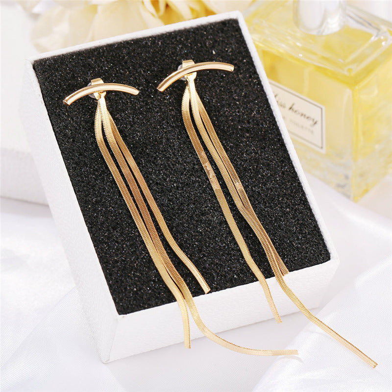 Women's Metal Long Fringe Summer Elegant High-grade Rings