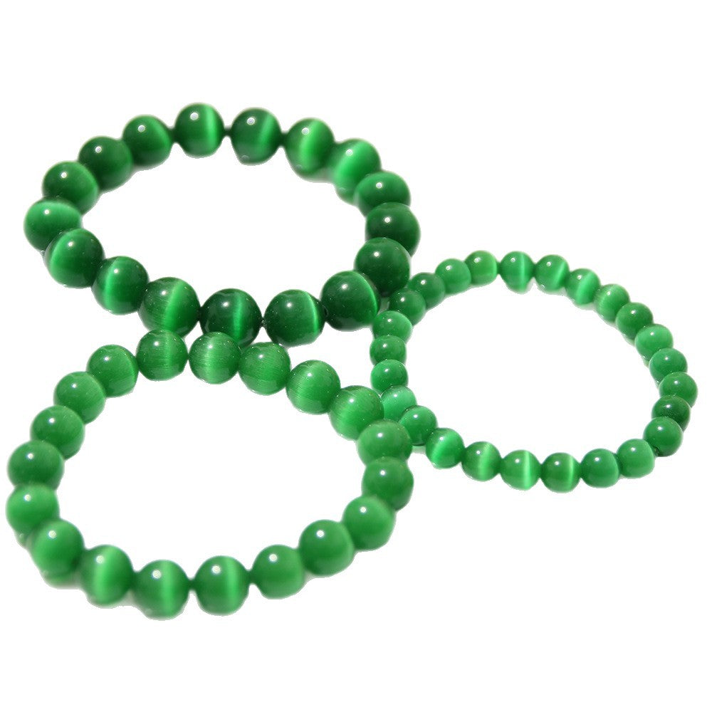 Men's Eye Round Beads Lucky Lady Fresh Simple Bracelet