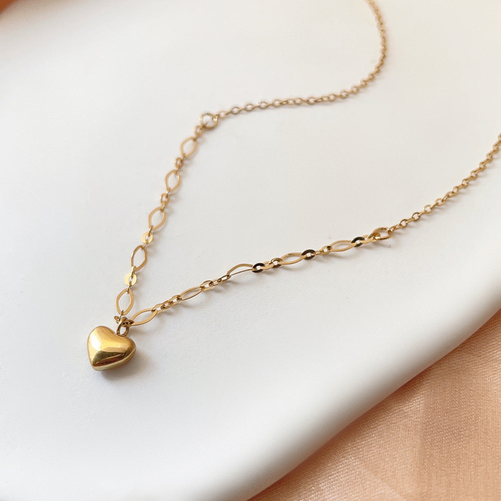 Luxury Titanium Steel Clavicle Chain Female Gift Necklaces