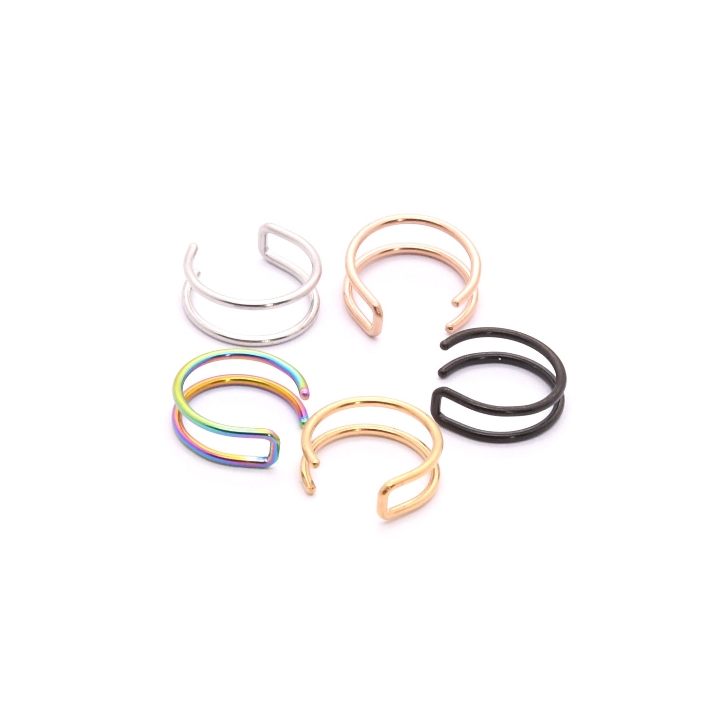 Men's Lip Clamp Shaped Trendy Unique Ear Clip