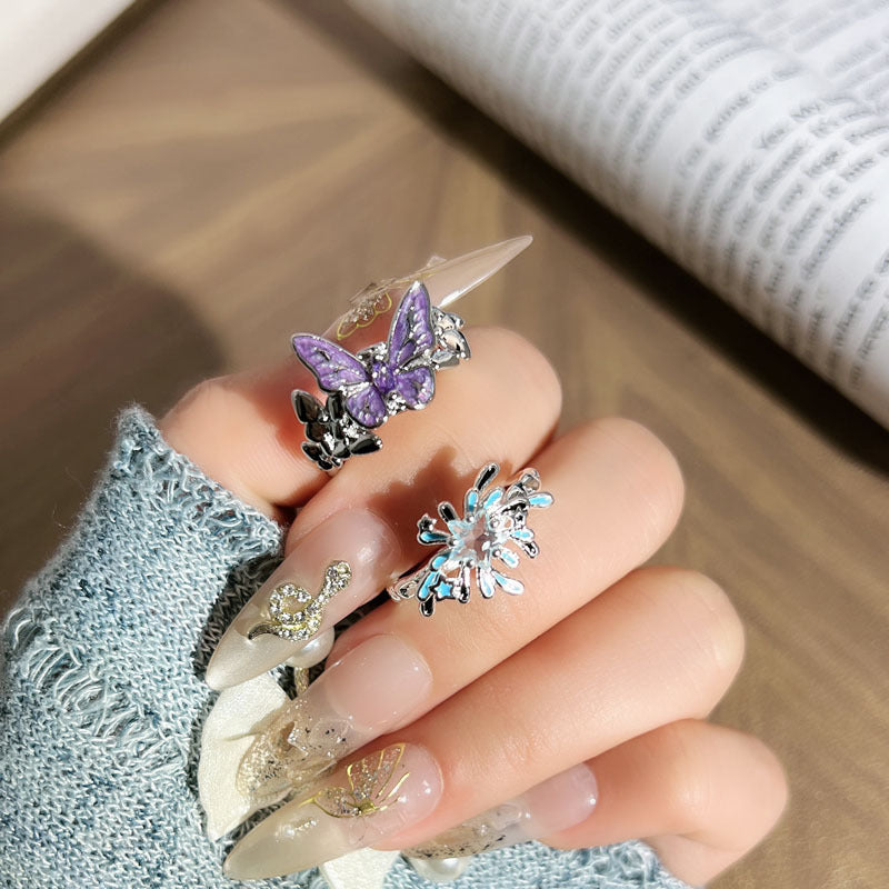 Asterism Sweet Cool High-grade Open Female Personality Atmosphere Light Luxury Rings