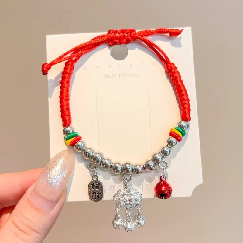 Children's Dragon Boat Festival Colorful Rope Small Hand-woven Line Carrying Strap Bracelet