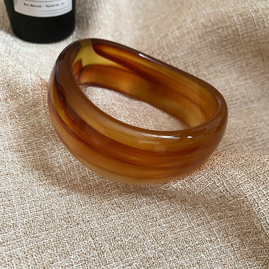 Irregular Resin Mori Style Simple Commute Light Bracelets