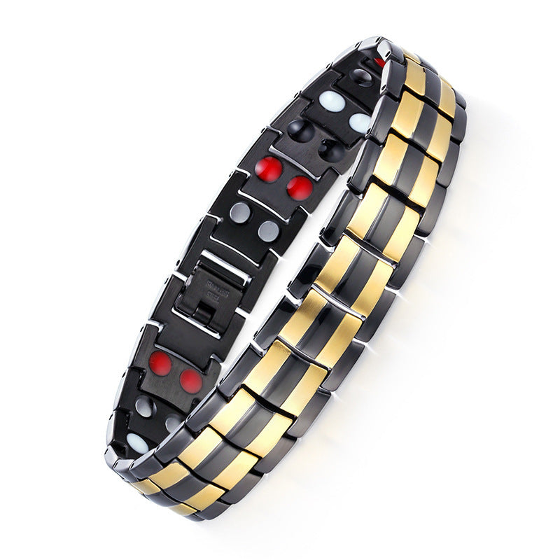 Men's Fashion Simple Back Of Turtle Magnetic Anion Bracelets