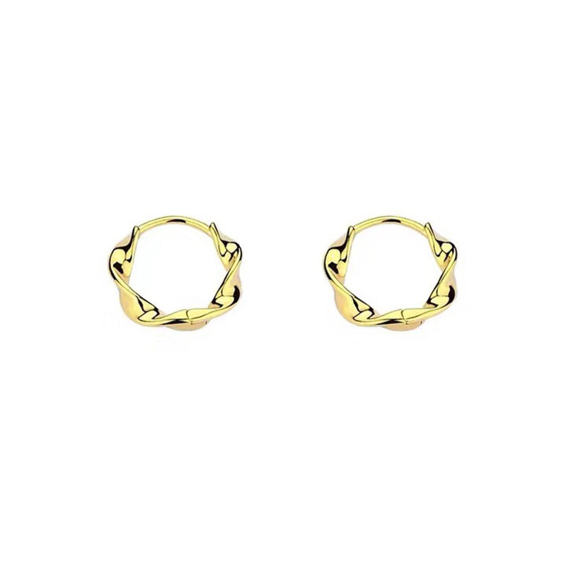 Mobius Strip Female Twist Male Simple And Light Earrings