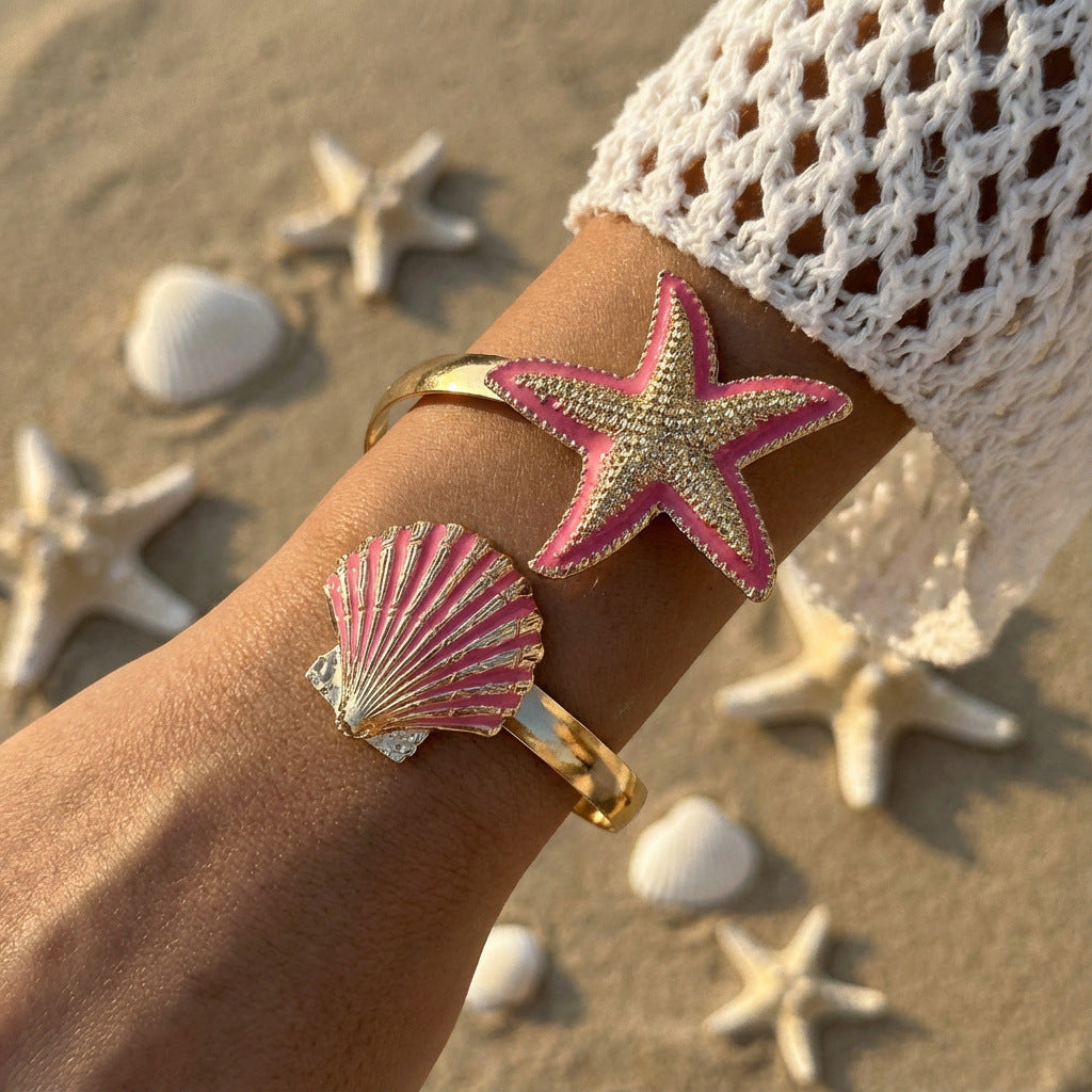 Women's Seaside Colorful Dopamine Pearl Versatile Vacation Bracelet