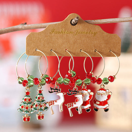 Personalized Simple Christmas Holiday Fashion Creative Earrings