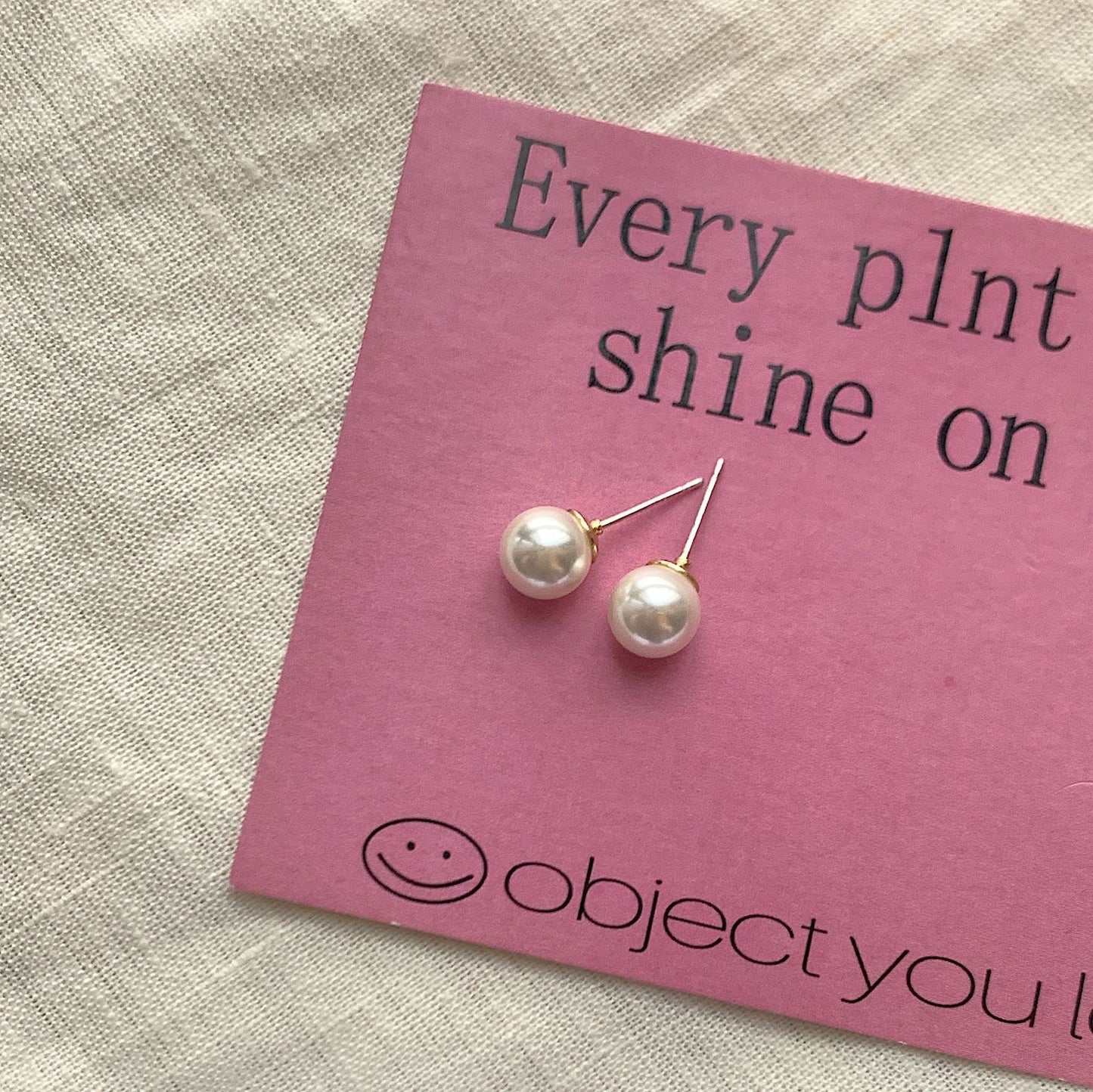 Classic Style Retro High-grade Strong Light Pearl Ear Stud Earrings