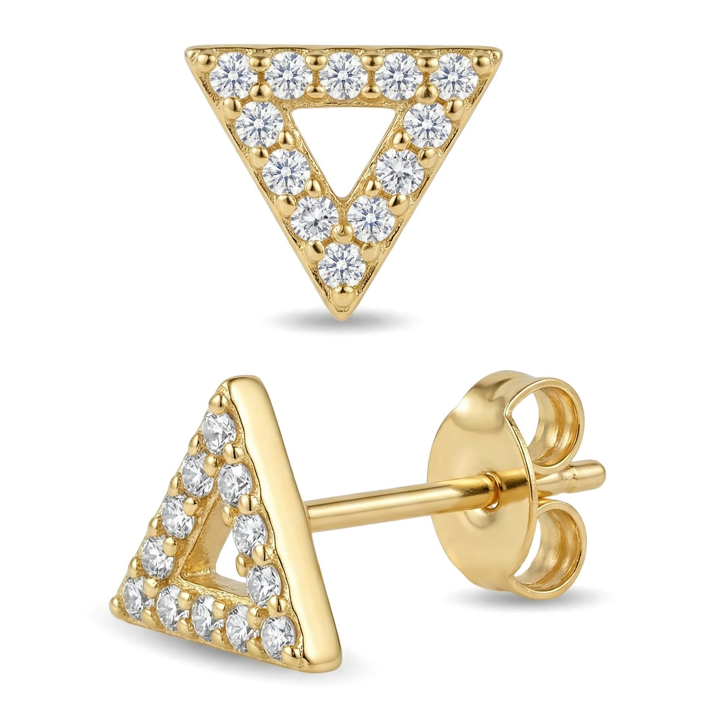 Women's & Men's Material Finely Inlaid Niche High Sense Basic Stud Earrings
