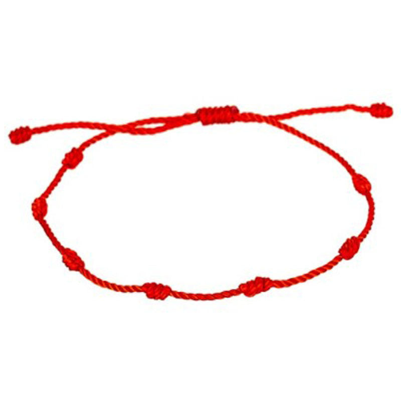 Red Black Rope Pull Adjustable Girlfriends Carrying Bracelets