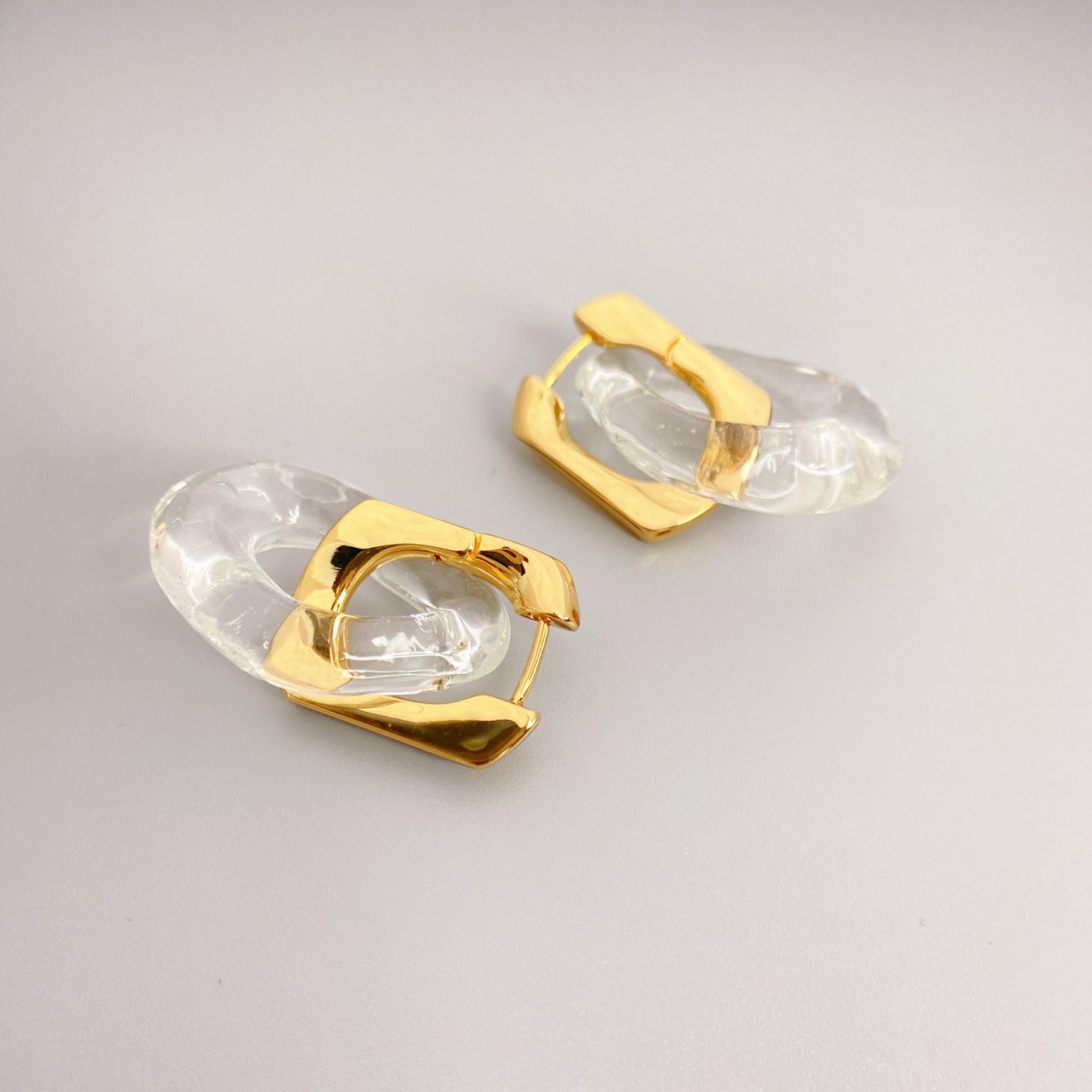 Fashion Detachable Personalized Female Irregular With Colored Earrings