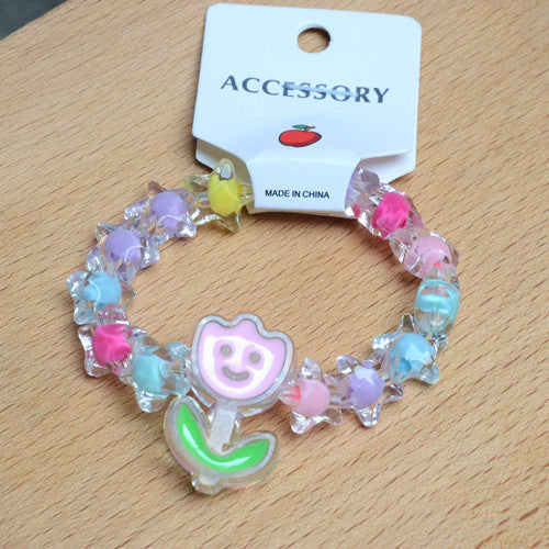 Children's Candy Princess Jelly Color Beaded Cute Bracelets