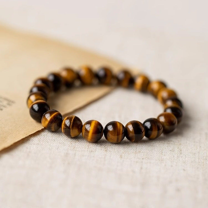 Three-sided Gold Yellow Tiger Eyes Waterfall Rich For Bracelet