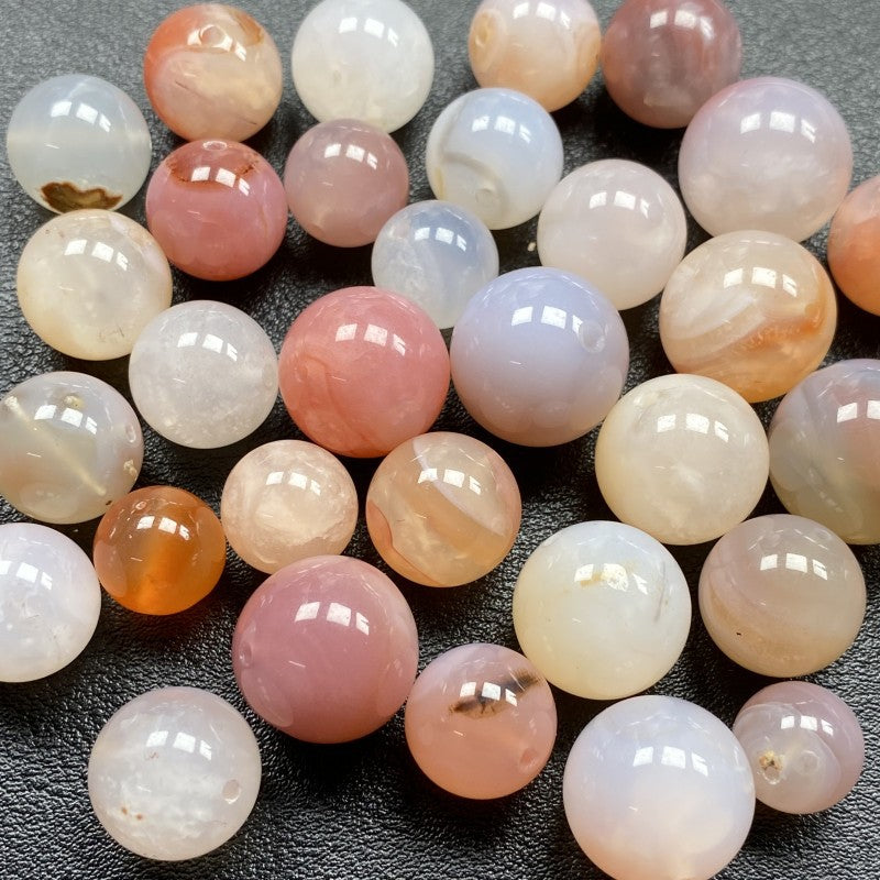 Salt Source Scattered Beads Peach Gradient Color Bracelets