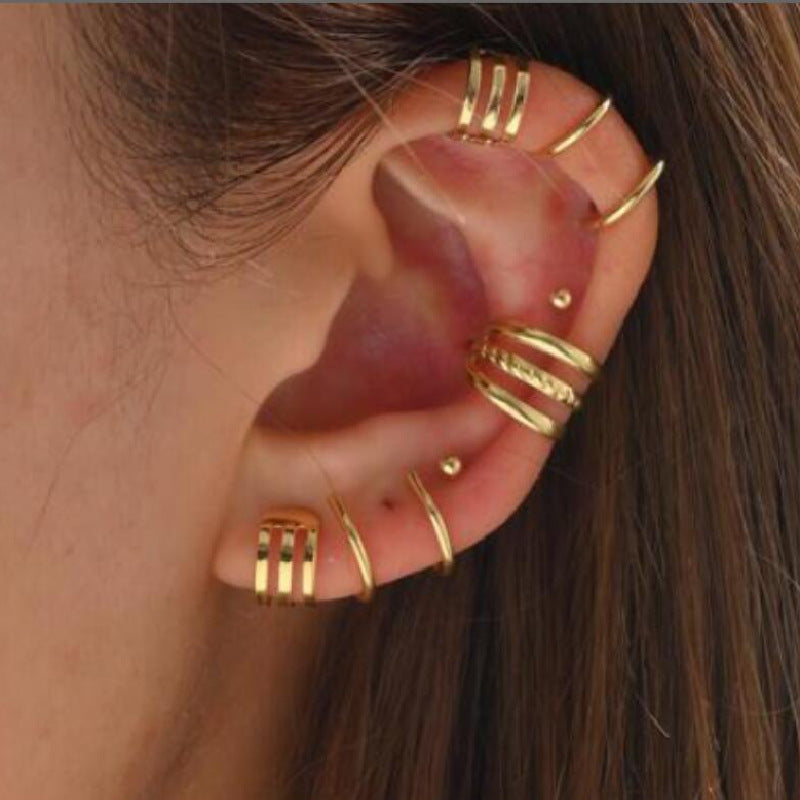 Women's Creative Simple Clips Suit Fashion Trending Ear Clip
