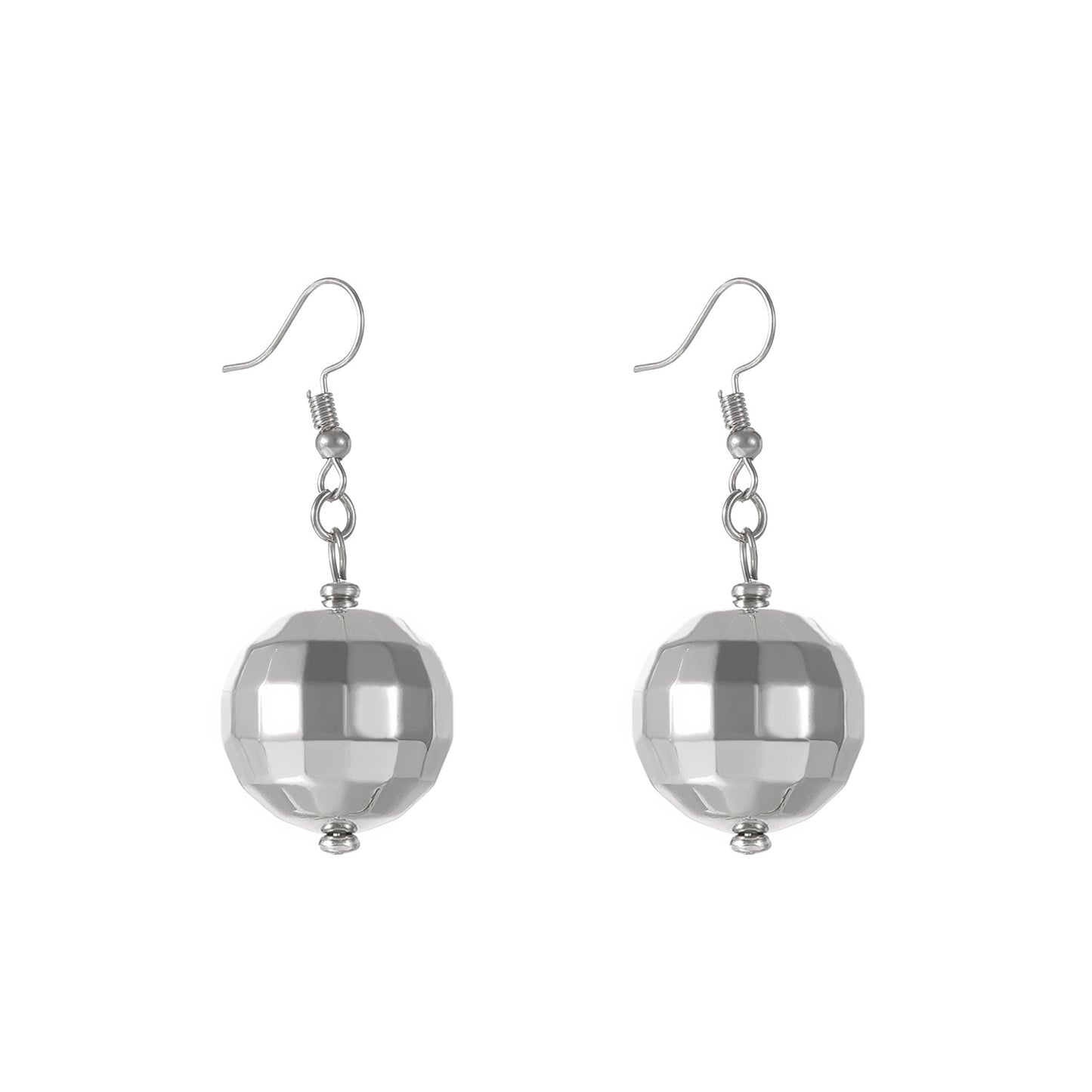 Women's Stylish Round Retro Simple Disco Electroplated Jewelry Set