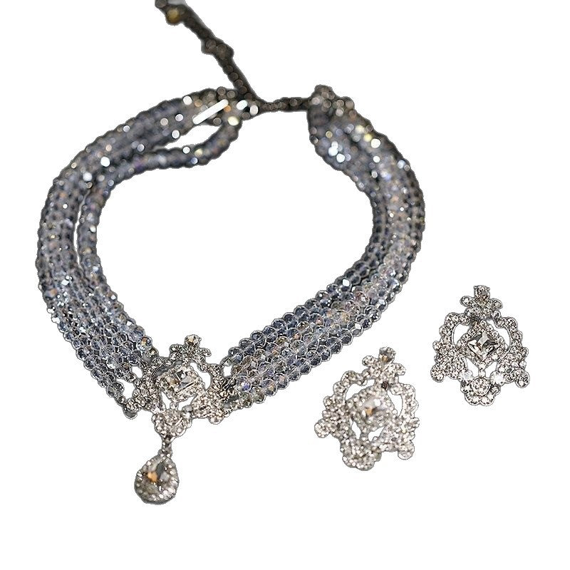 Zircon Square Water Drop Suite Affordable Luxury Fashion Minority Rings
