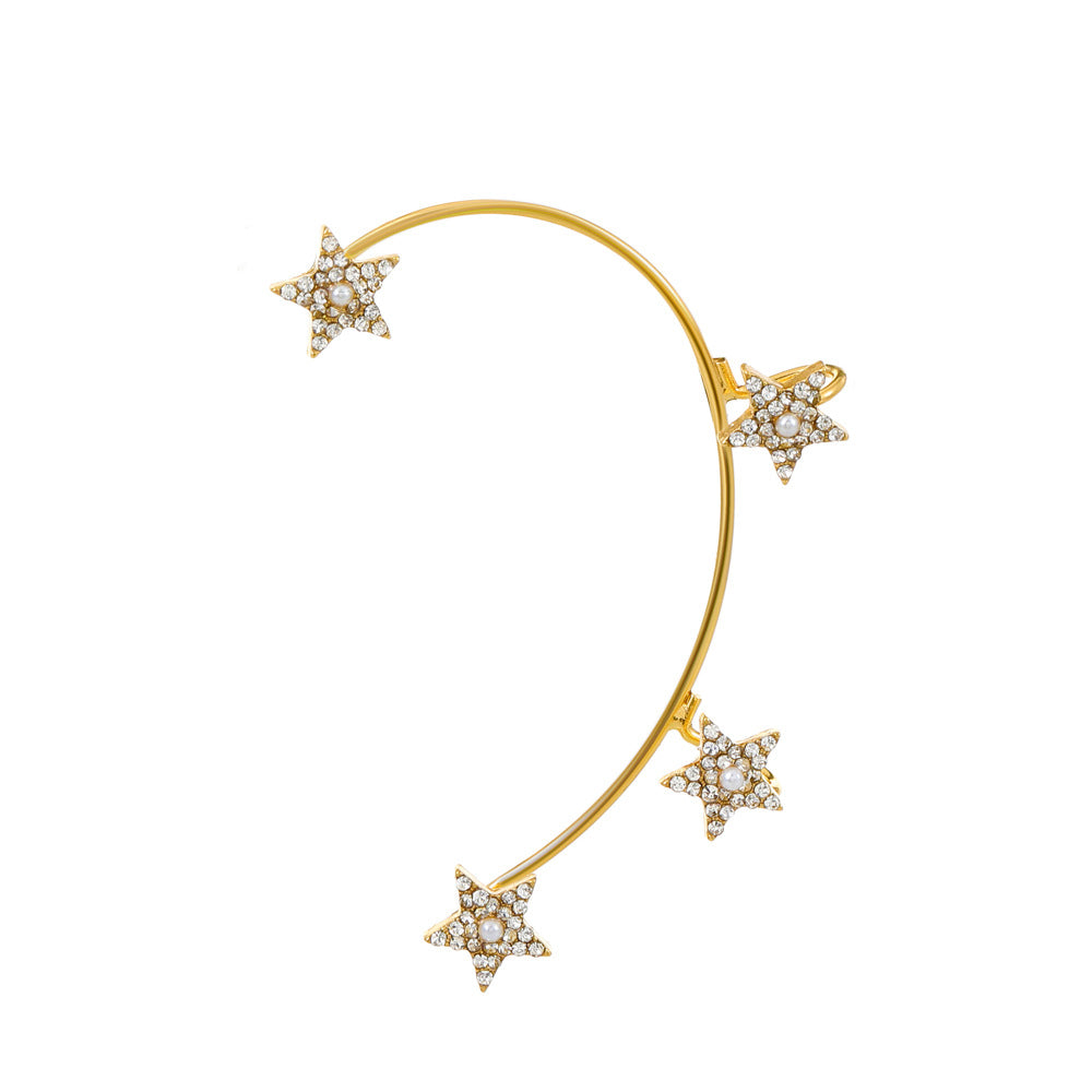 Women's Fairy Mori Style Diamond Butterfly Fashion Ear Clip