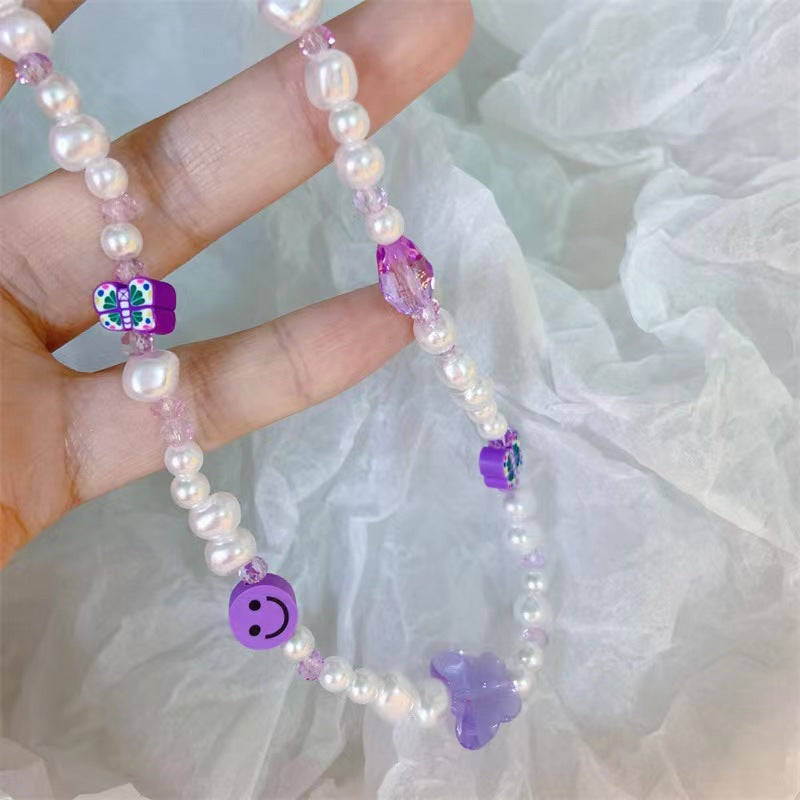 Women's String Beads Pearl For Light Luxury Minority Necklaces